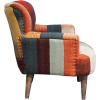 imageCreative CoOp Wool and Cotton Upholstered Arm Chair with Geometric Pattern Multicolor