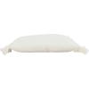 imageCream Cotton Woven Slub Pillow with Plush Tassels