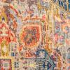 imageCreative CoOp 24 Inches Cotton Printed Lumbar Pattern and Chambray Back Multicolored Pillow Multi