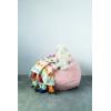 imageCreative CoOp 60quot L x 50quot W Woven Cotton Throw with Tufted Dots ampamp Tassels Model DF2390