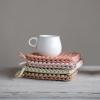 imageCreative CoOp Cotton Crocheted Square Pot Holders Set of 4 ColorsSoft Pink