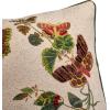 imageCreative CoOp Cotton Lumbar Butterflies Flowers Embroidery and Piping Multicolor Pillows 24quot L x 12quot W x 1quot H