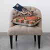 imageCreative CoOp Cotton Lumbar Pillow with Tufted Embroidered Design Multicolor