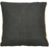 imageCreative CoOp Cotton Pillow with Embroidery Chambray Back