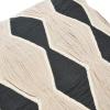 imageCreative CoOp Cotton Pillow with Embroidery Chambray Back