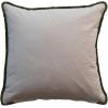 imageCreative CoOp Cotton Slub Flower Pillow with Embroidery Beads and Lace Trim Multicolor Square Multi