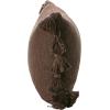 imageCreative CoOp Cotton Slub Lumbar Pillow with Tassels Iron Color