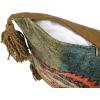 imageCreative CoOp Cotton Velvet Tiger Lumbar Pillow with Tassels Multicolor