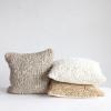 imageCreative CoOp Cream Woven Cotton Blend Boucl Pillow Square