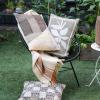 imageCreative CoOp HandWoven Fabric IndoorOutdoor Lumbar Pillow with Abstract Design Multicolor