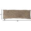 imageCreative CoOp Mlange Cotton Blend Boucl Lumbar Pillow 13quot L x 36quot W x 2quot H Greige