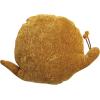 imageCreative CoOp Mustard HandWoven Fabric IndoorOutdoor Snail Shaped Pillow Brown