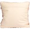 imageCreative CoOp Square Pink Pillow with Fringe and Multiple Designs with Varied Textures