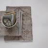 imageCreative CoOp TwoSided Handwoven Seagrass and Cotton Design Natural Placemats 19quot L x 13quot W x 0quot HPlacemat