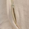 imageCreative CoOp White Cotton Pillow with Multicolor Embroidered Loop Stripes