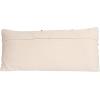 imageCreative CoOp White Cotton Pillow with Multicolor Embroidered Loop Stripes