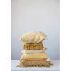 imageCreative CoOp Woven Cotton Jacquard Pillow 20quot L x 20quot W x 0quot H GreigeYellow