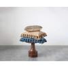 imageCreative CoOp Woven Cotton Slub Lumbar Crochet and Tassels Pillow 24quot L x 16quot W x 2quot H BrownBrown