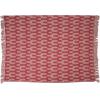 imageCreative CoOp Woven Cotton Throw Blanket with Patterns and Fringe Red and Pink