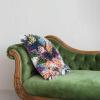 imageCreative CoOp Woven New Zealand Wool Shag Pillow with Cotton Back Multicolor Square Multi