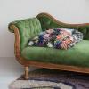 imageCreative CoOp Woven New Zealand Wool Shag Pillow with Cotton Back Multicolor Square Multi