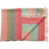 imageCreative CoOp Woven Recycled Cotton Blend Striped Tassels Multi Color Throw