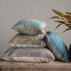 imageCreative CoOp Woven Recycled Cotton Blend Striped Tassels Multi Color Throw