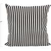 imageCreative Square Cotton Woven Stripes Throw Pillow Black