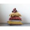 imageGrey Square Cotton Pillow with TasselsMustard