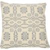 imageCreative CoOp Woven Cotton Jacquard Pillow 20quot L x 20quot W x 0quot H GreigeGreige