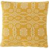 imageCreative CoOp Woven Cotton Jacquard Pillow 20quot L x 20quot W x 0quot H GreigeYellow