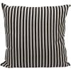 imageCreative Square Cotton Woven Stripes Throw Pillow Black