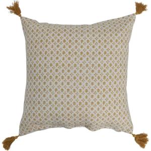 imageCreative CoOp Cotton Pattern and Tassels Pillow 20quot L x 20quot W x 2quot H Multicolor