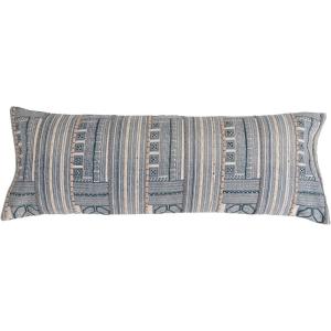 imageCreative CoOp Cotton Printed Oversized Lumbar Pillow with Embroidery