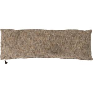 imageCreative CoOp Mlange Cotton Blend Boucl Lumbar Pillow 13quot L x 36quot W x 2quot H Greige