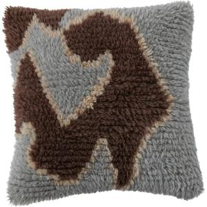 imageCreative CoOp Tufted Wool and Cotton Throw Pillow Cover with Abstract Design Multicolor