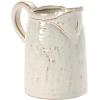 imageCreative CoOp 28 oz Stoneware Reactive Glaze White Each One Will Vary Pitcher 625quot