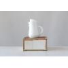 imageCreative CoOp 525quot H Chicken Shaped Stoneware Creamer Pitcher White