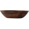 imageCreative CoOp Boho Carved Wood Bowl with Interior Design Natural Burnt Finish
