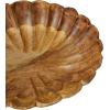imageCreative CoOp Boho Carved Wood Bowl with Scalloped Edge Natural