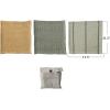 imageCreative CoOp Cotton Waffle Weave Dish Cloths with Loop Black Grey and Natural Set of 3 in Bag 11quot L x 11quot W x 0quot HGreen  Sage  Mustard