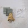 imageCreative CoOp Cotton Waffle Weave Dish Cloths with Loop Black Grey and Natural Set of 3 in Bag 11quot L x 11quot W x 0quot HGreen  Sage  Mustard