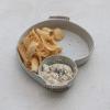 imageCreative CoOp Farmhouse Stoneware Handles Ivory Chip ampamp Dip Bowl
