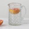 imageCreative CoOp Hand Blown Glass Hobnail Pitcher Clear Serveware 7quot L x 4quot W x 7quot H