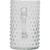 imageCreative CoOp Hand Blown Glass Hobnail Pitcher Clear Serveware 7quot L x 4quot W x 7quot H