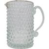 imageCreative CoOp Hand Blown Glass Hobnail Pitcher Clear Serveware 7quot L x 4quot W x 7quot H