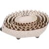 imageCreative CoOp Hand Painted Stoneware Hedgehog Measuring Cups Set of 4 Sizes