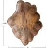 imageCreative CoOp HandCarved Mango Wood Scalloped Platter for Serving Natural