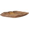 imageCreative CoOp HandCarved Mango Wood Scalloped Platter for Serving Natural