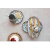 imageCreative CoOp HandPainted Spoon and Lid Stoneware Creamer Set of 3 Sugar Pot 9quot L x 4quot W x 4quot H MulticolorPlatter